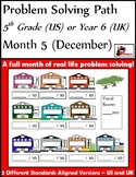 December Problem Solving Path: Real Life Word Problems for
