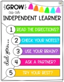Independent Learner Poster | Student Accountability Poster