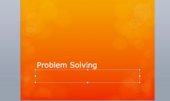 Preview of Problem Solving Powerpoint Discussion/Situational Based Lesson with Activity