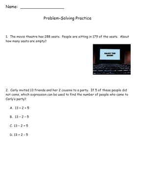 problem solving practice grade 8