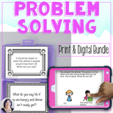 Problem Solving Print and No Print Bundle for Speech and Language