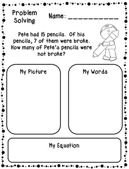 problem solving maths sheets