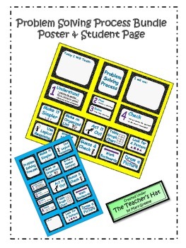 Preview of Problem Solving Process Bundle