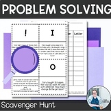 Problem Solving Scavenger Hunt TEKS 5.3d Math Station Cent