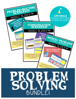 Preview of Problem Solving Scenarios Bundle (special education, life skills)