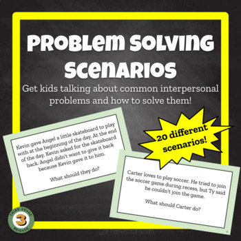 Preview of Problem Solving Scenarios (Google Slides)