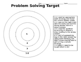 Problem Solving Self-Evaluation Recording Target
