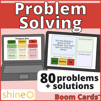 Preview of Problem Solving Sizes, Critical Thinking Social Problems, Problem Sizes Language