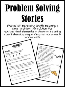 examples of problem solving stories