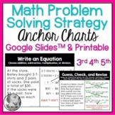 Problem Solving Strategies for Math Anchor Charts | Distan