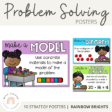 Problem Solving Strategy Posters {Rainbow}