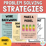 Problem Solving Strategy Posters for Word Problems in Math