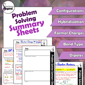 problem solving summary sheet