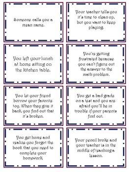 Problem Solving Task Cards by Social Work Creations | TPT