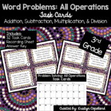 Problem Solving Task Cards- All Operations