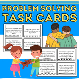 Problem Solving Task Cards: Morning Meeting & Social Emoti