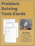 Problem Solving Task Cards with controls and record keeping sheet