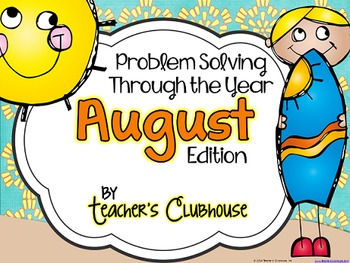 Preview of Problem Solving Through the Year: August Edition