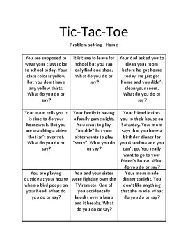 Preview of Problem Solving Tic-Tac-Toe