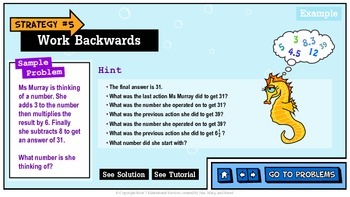 examples of working backwards problem solving