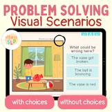 Problem Solving: Visual Scenarios Boom Cards™