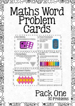 Preview of Problem Solving Word Problem Pack 1