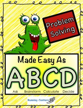 Preview of Problem Solving - Word Problems Made Easy 4-Step Strategy for Mastery EDITABLE