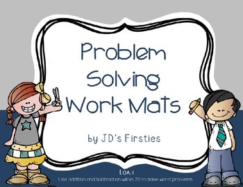 problem solving work mat