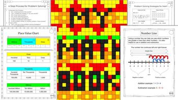 Preview of Problem Solving in Math Interactive Notebook for Grades 4 & 5