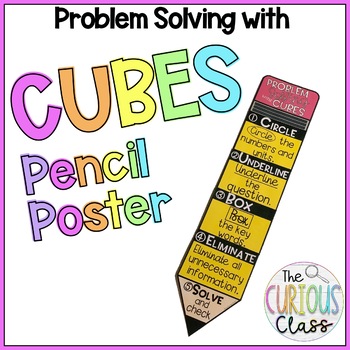 Preview of Problem Solving with CUBES Pencil Poster