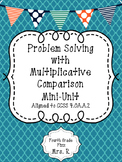 Problem Solving with Multiplicative Comparison Mini Unit 4.OA.A.2