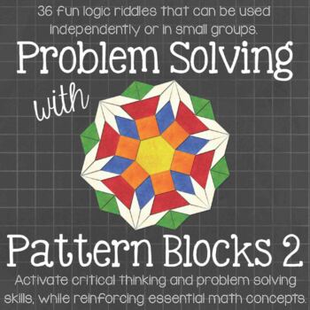 Preview of Problem Solving with Pattern Blocks 2 Math Centers