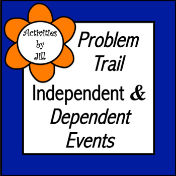 Preview of Problem Trail: Independent & Dependent Events Probability (Distance Learning)