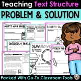 Problem and Solution Text Structure Activities Passages Wo