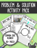 Problem and Solution Activity Pack [Common Core]