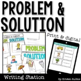 Problem and Solution Comprehension Writing Station (+ Digital)
