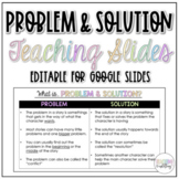 Problem and Solution Google Teaching Slides