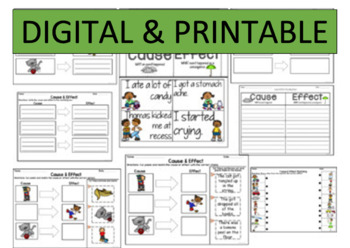 Preview of Problem & Solution Differentiated Sorts BW & Color (DIGITAL & PRINTABLE)