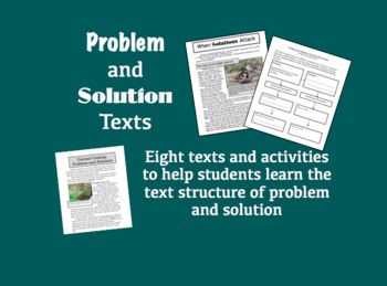 Preview of Problem and Solution Texts for Teaching Text Structure
