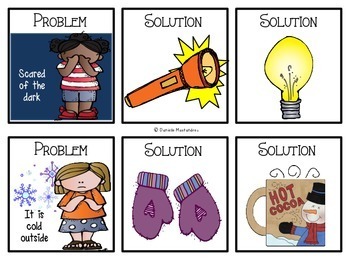 Problem and Solution Unit Posters, Printables, Matching Cards & More