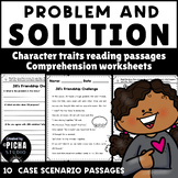 Problem and solution Character trait reading passages Comp