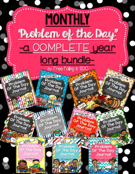 Preview of Problem of the Day-COMPLETE YEAR BUNDLE (daily word problems for the whole year)