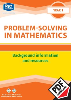 Preview of Problem-solving — Background information and resources — Year 1 ebook