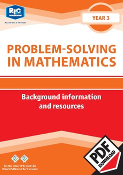 Preview of Problem-solving — Background information and resources — Year 3 ebook