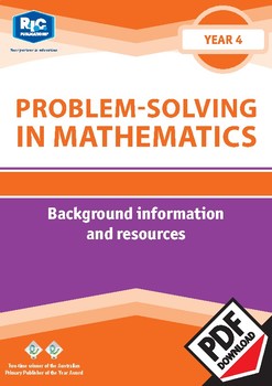 Preview of Problem-solving — Background information and resources — Year 4 ebook