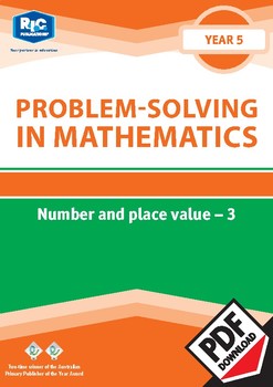 Preview of Problem-solving — Number and Place Value 3 — Year 5 Ebook