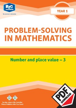 Preview of Problem-solving — Number and Place value 3 — Year 1 ebook