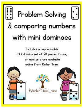 Preview of Problem solving and comparing numbers with mini dominoes