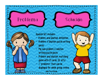 Preview of Problema y Solucion - Problem / Solution Spanish