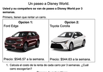 Preview of Problemas Escritos de sumar, restar, multiplicar, dividir